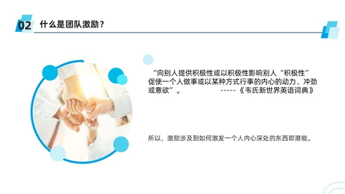 蓝色商务风团队激励措施培训PPT