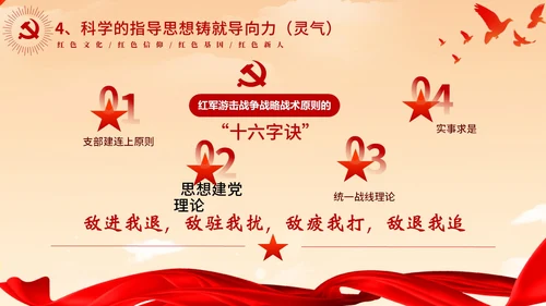 红色党政红色大气传承红色基因争做时代新人党课PPT