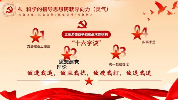 红色党政红色大气传承红色基因争做时代新人党课PPT