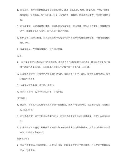 电子现货交易所筹建运营专题方案.docx