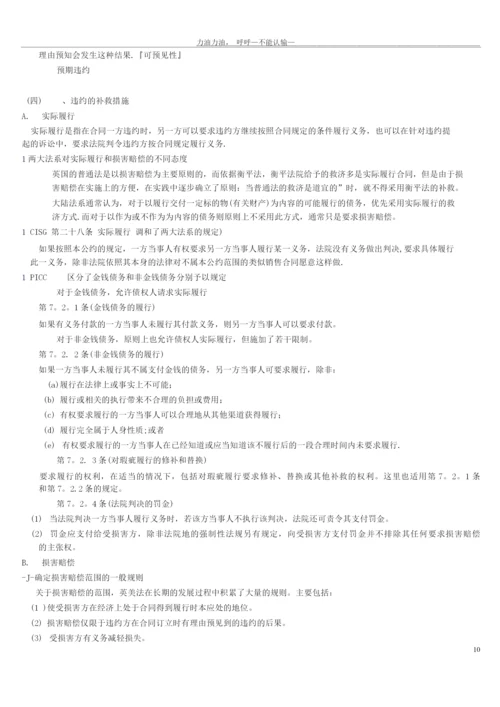 国际商法重点总结.docx