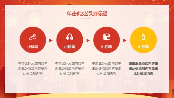 新年快乐过年通用PPT模版