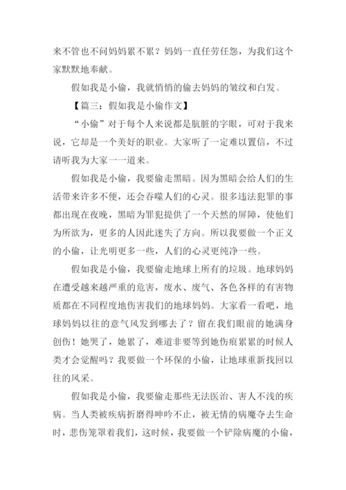 假如我是小偷作文.docx