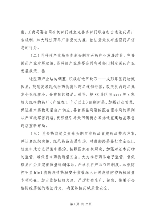 药品安全专项整治工作实施方案 (2).docx