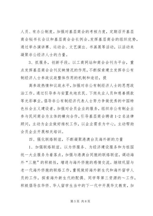 市委统战部XX年工作计划.docx