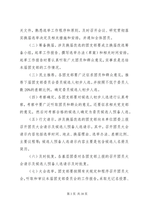 公司基层团支部换届选举工作手册.docx