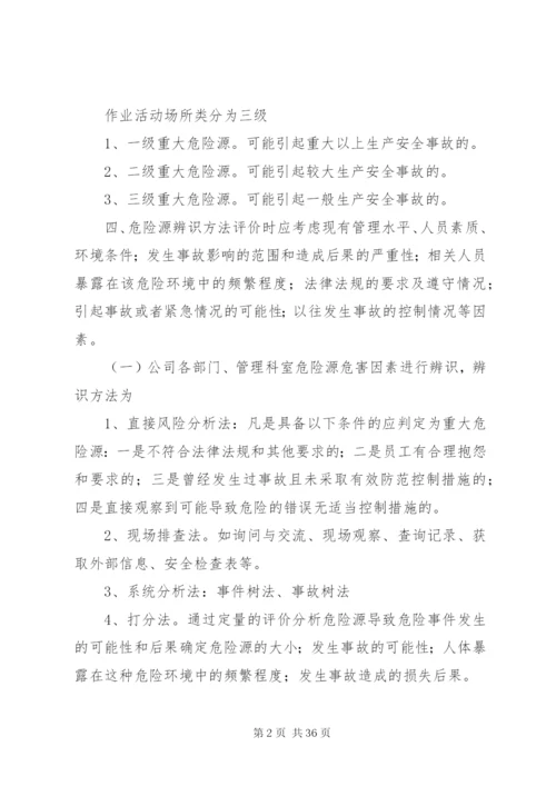 危险源辨识方案.docx