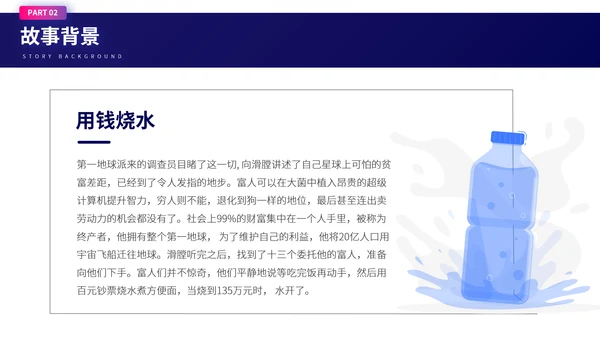 刘慈欣《赡养人类》科幻小说读书分享会PPT模板