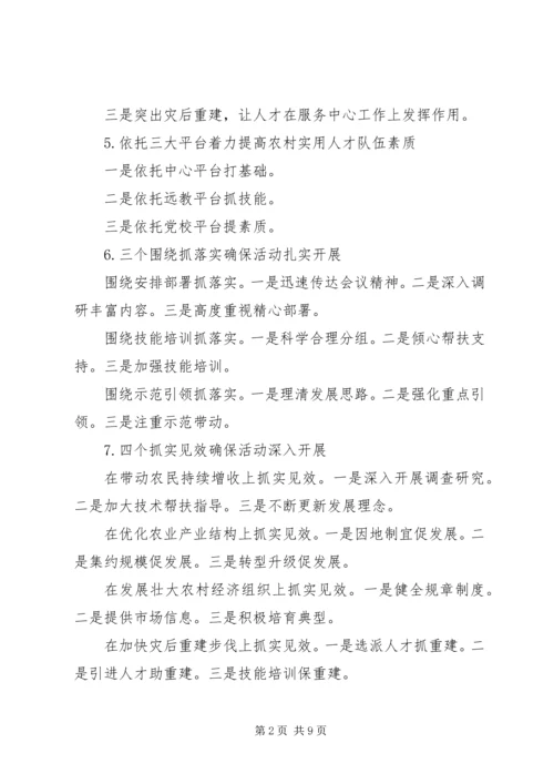 公文写作关于人才工作的提纲.docx