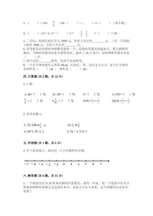 小升初六年级期末试卷附参考答案（培优b卷）.docx