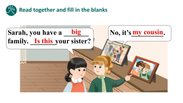 Unit 2 Different families Part B Let's talk课件内嵌音视频