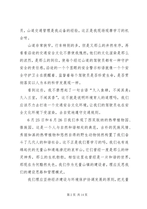 外出考察学习心得 (4).docx