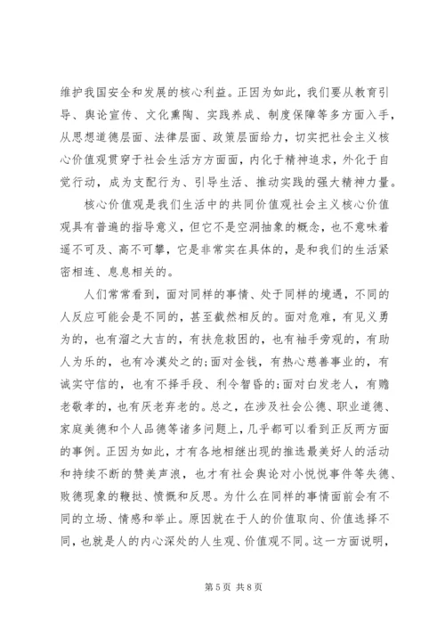 社会主义核心价值观心得体会1500字.docx