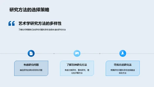 艺术学研究的策略