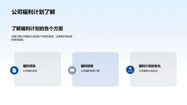 员工福利计划介绍