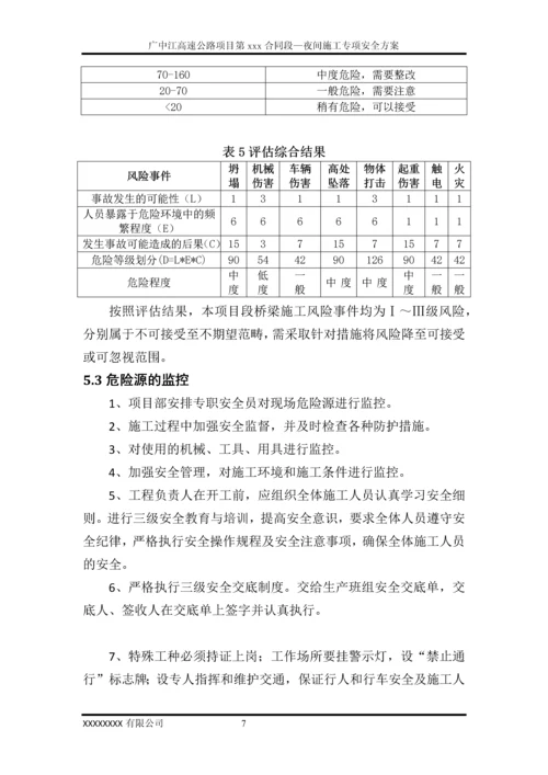 夜间施工安全专项方案.docx