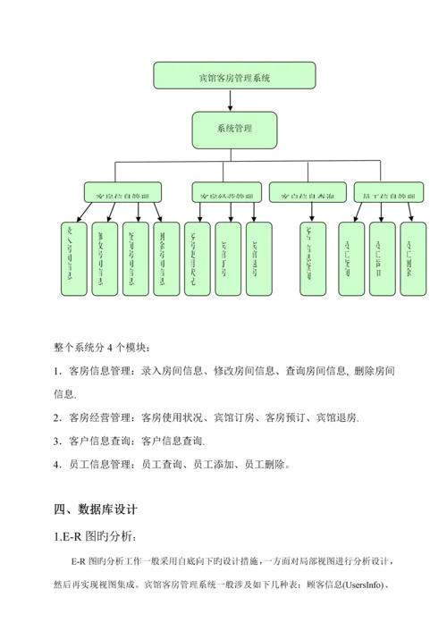 JAVA宾馆客房基础管理系统报告.docx