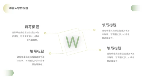绿色简洁大气年终总结汇报PPT模板