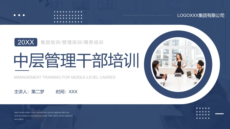 中层管理干部培训PPT模板