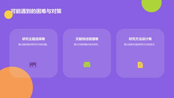 紫色创意开题汇报PPT模板