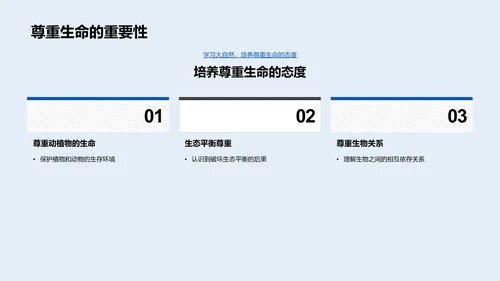 解读大自然PPT模板