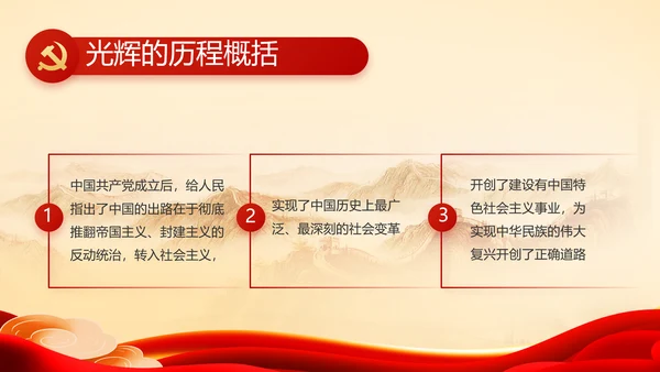 党支部党史学习教育工作总结动态PPT