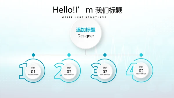 蓝色时尚医疗手术室述职报告动态PPT