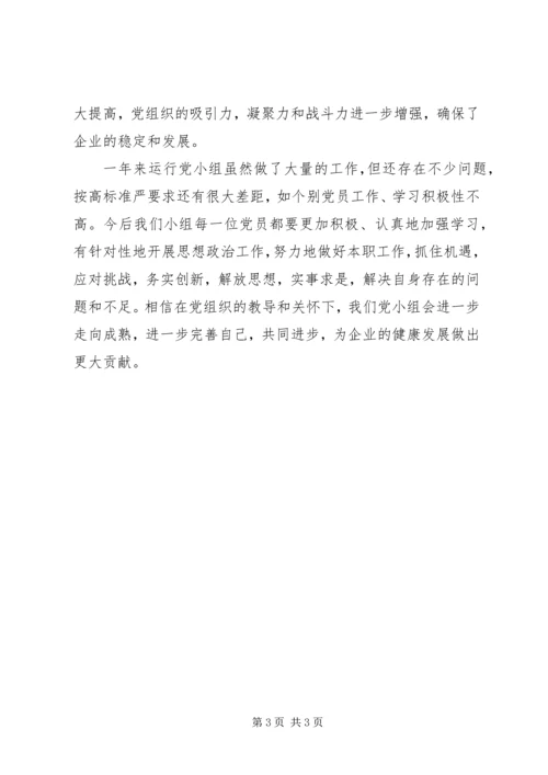 示范党小组申报材料 (4).docx