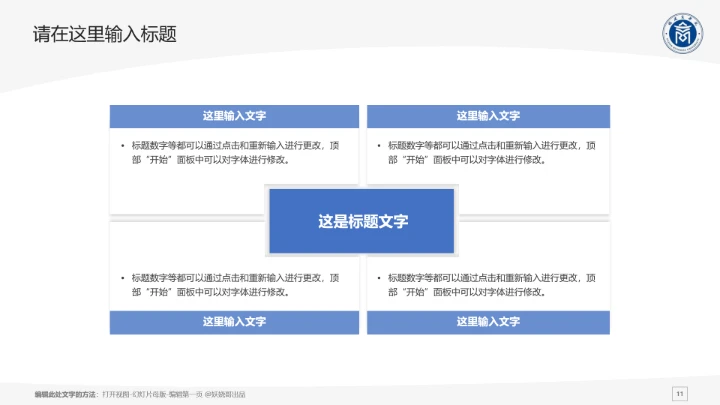 福建商学院课题学术汇报毕业论文答辩通用PPT模板