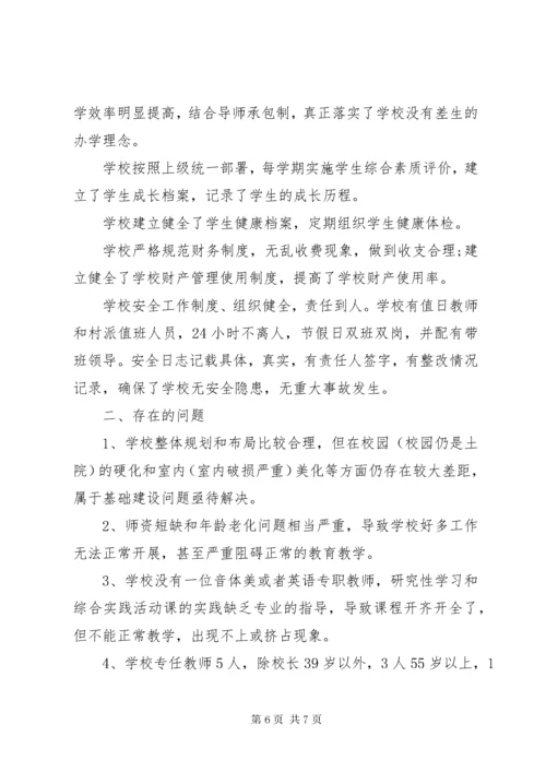 小学义务教育阶段办学标准自查报告.docx