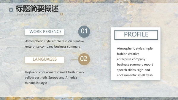 简约室内设计方案汇报工作总结PPT