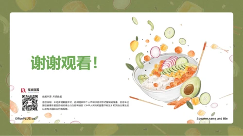 轻食发展趋势报告PPT