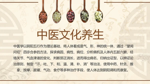 古典中医学中医院中医文化中草药PPT模板