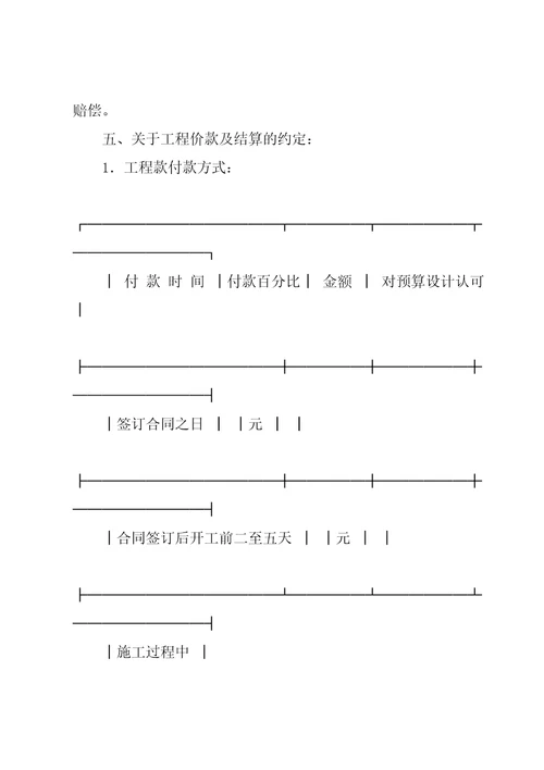 家庭装修合同