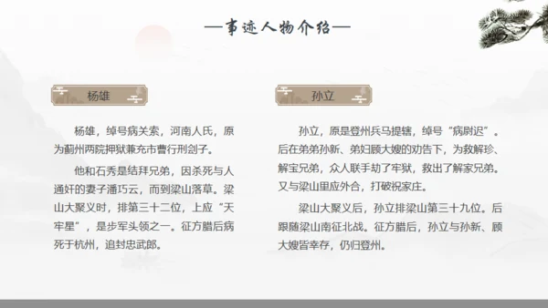 《水浒传》宋江人物解析通用PPT模板