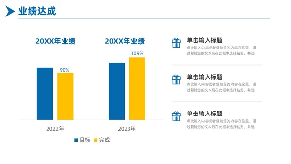 简约蓝色商务扬帆起航励志答辩述职竞聘PPT模板述职报告