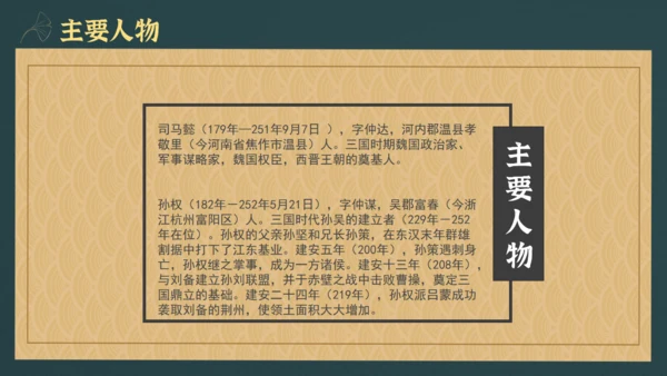 三国演义知识梳理通用PPT模板