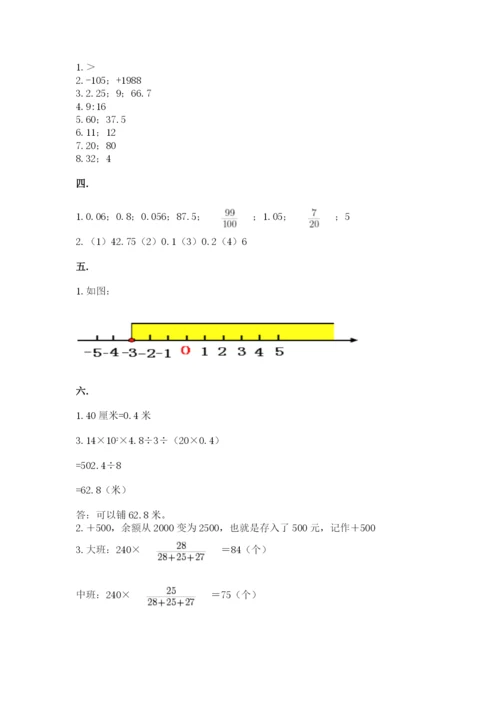 浙江省【小升初】2023年小升初数学试卷附答案【夺分金卷】.docx