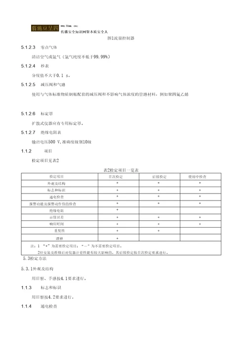 JJG6932011燃气体检测报警器检定规程要点