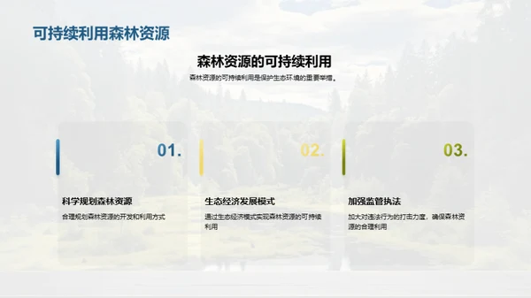 森林改培：新绿未来