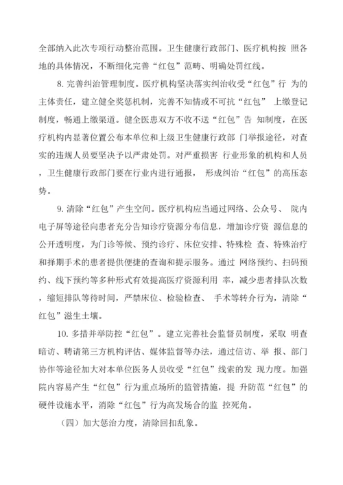 医疗机构工作人员廉洁从业行动计划(2021-2024年)工作方案.docx