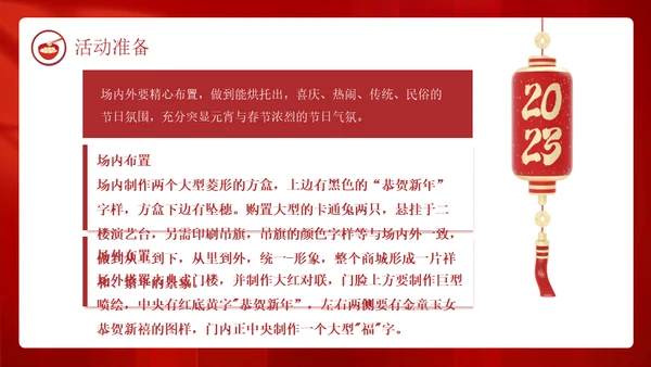 兔年新春闹元宵佳节暖场活动方案春节通用PPT模板