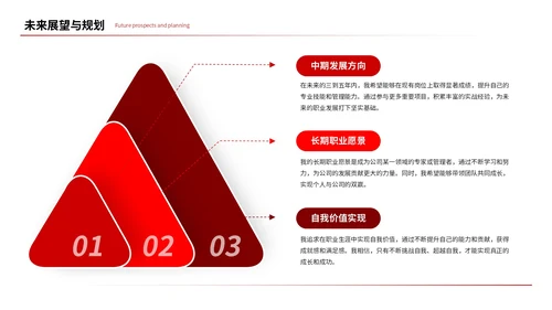 红色简约风工作汇报总结通用PPT模板