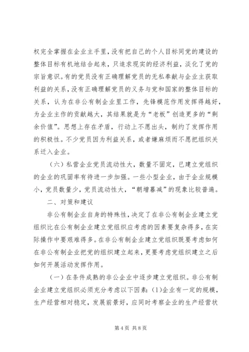 新形势下非公企业党建若干问题的思考.docx