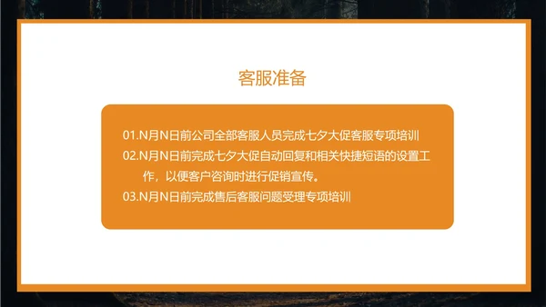 橙色画册风服装店七夕促销策划方案PPT模板