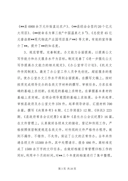 人民政府办公室年度工作总结.docx