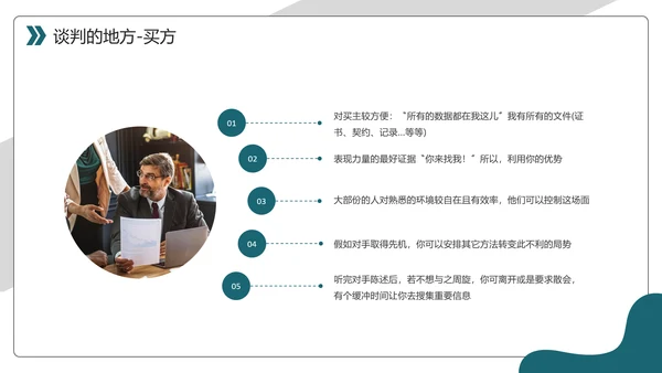 商务风采购议价谈判技巧课件PPT模板