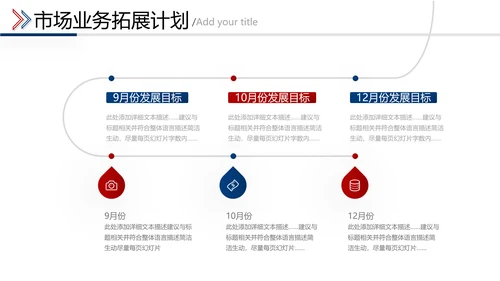 2021年红蓝乘风破浪新年计划工作总结述职报告年终总结PPT