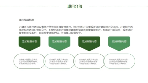 生态城市绿地球通用PPT模板