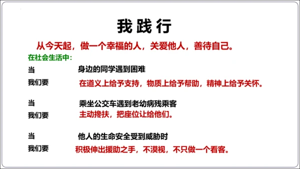 7.1 关爱他人(共34张PPT)【2024秋统编八上道法情境课堂 课件】